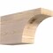 Ekena Millwork Huntington Smooth Rafter Tail, Douglas Fir, 5 1/2"W x 10"H x 18"L RFT06X10X18HUN00SDF - alternate 1